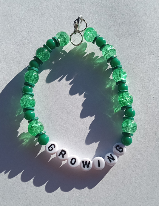 Growing Green Progress Healing Bracelet