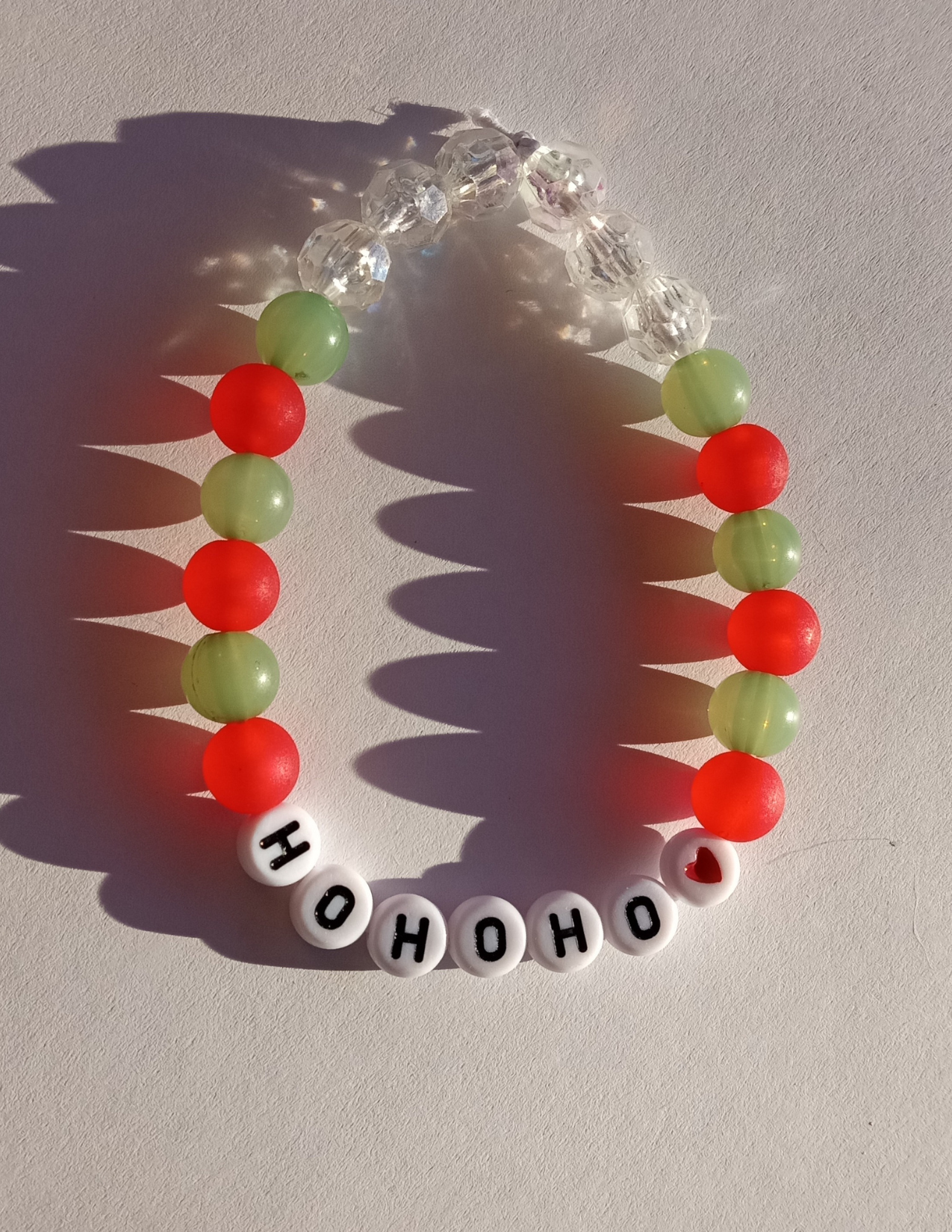 HOHOHO Jolly Christmas Themed Bracelet